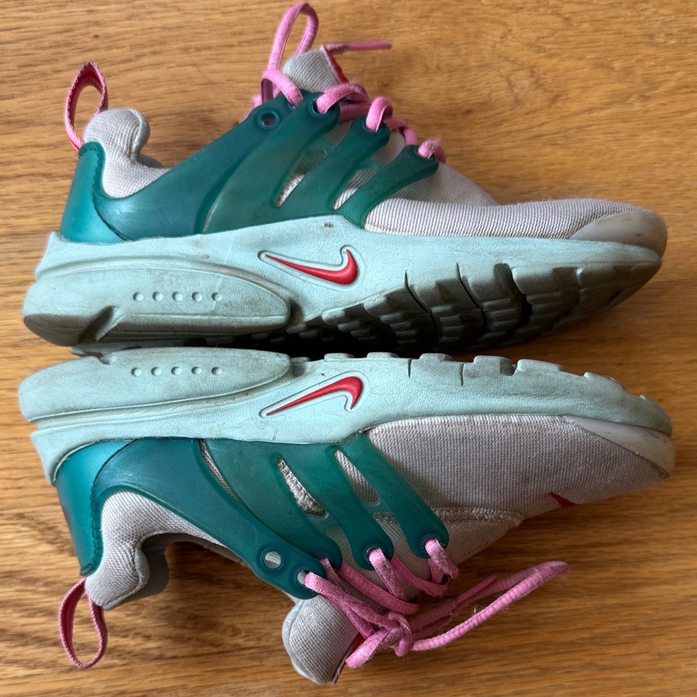 Nike Teal and Pink Presto Sneakers